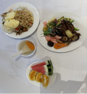 三峡游轮餐食2