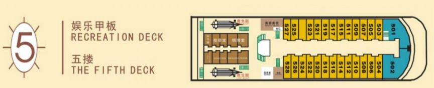 总统2号游轮第5层甲板图片